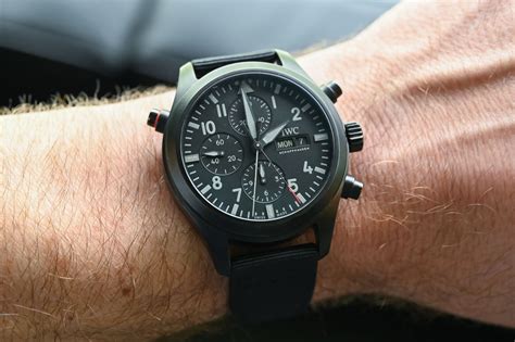 pilots watch chronograph ceratanium